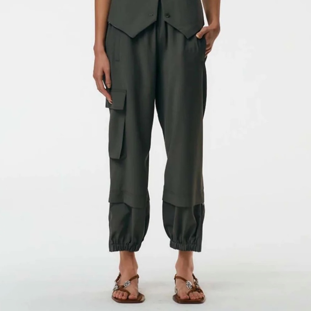 Tibi Pull on Wilt Jogger NWT Wool Pants